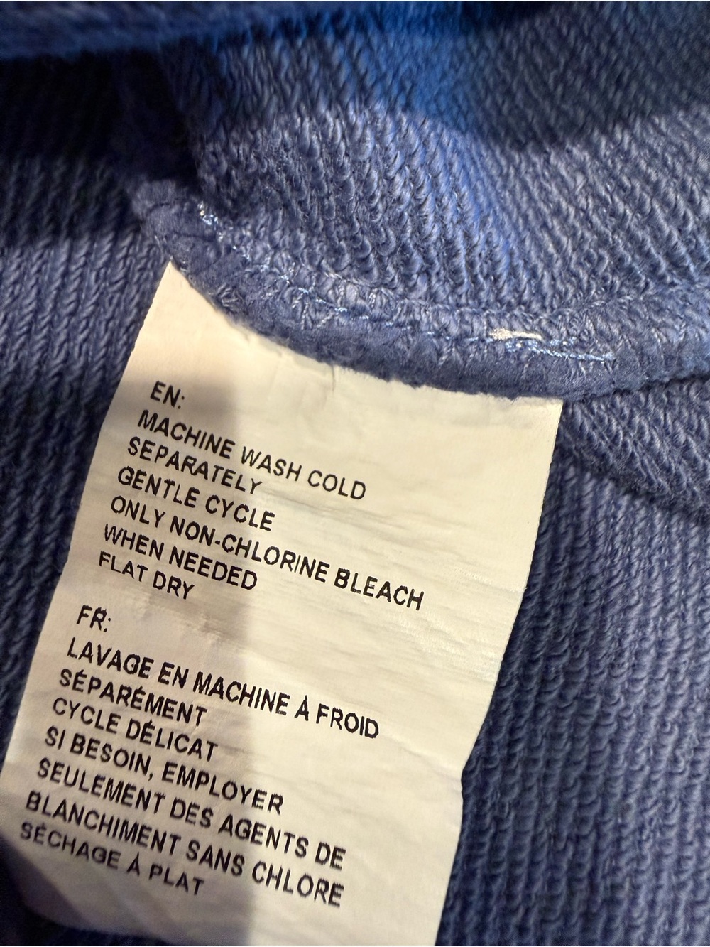 UNTUCKit Pullover Mens XLarge Sweater Quarter Zip Wolfred-Mid Blue Elbow Patch - Picture 16 of 16